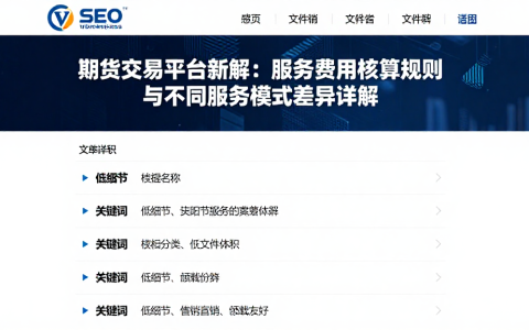 期货交易平台新解：服务费用核算规则与不同服务模式差异详解